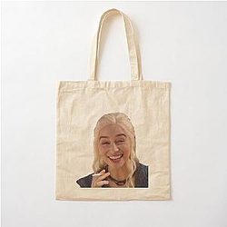 Emilia Clarke Cotton Tote Bag