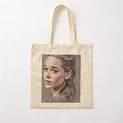 Portrait of Emilia Clarke Tote Bag