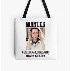 Wanted Emilia Clarke All Over Print Tote Bag