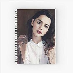 Emilia Clarke Spiral Notebook