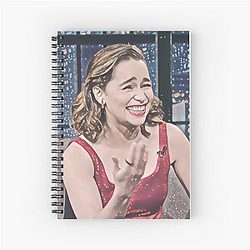 Emilia Clarke Spiral Notebook