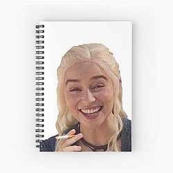 Emilia Clarke Spiral Notebook