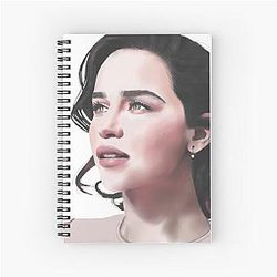Emilia Clarke Portrait Notebook