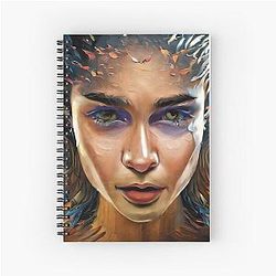 Emilia Clarke Spiral Notebook