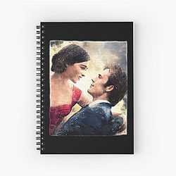 For Men Emilia Clark Me Before You Emilia Clarke Sam Claflin Movie Fan Art Romantic Couple Spiral Notebook