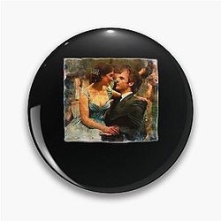 Gift For Men Emilia Clarke Me Before You Sam Claflin Movie Fan Art Romantic Couple Pin