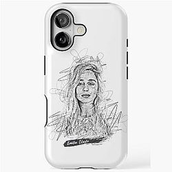 Emilia Clarke Abstract Art iPhone Case