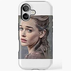 Portrait of Emilia Clarke iPhone Case