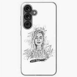 Emilia Clarke Abstract Sketch Art Samsung Galaxy Soft Case