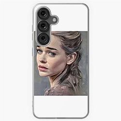 Portrait of Emilia Clarke Soft Case