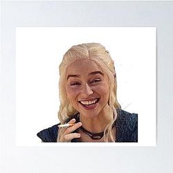 Emilia Clarke Stickers Poster