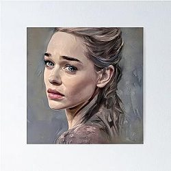 Portrait of Emilia Clarke