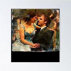 Me Before You Movie Fan Art Romantic Couple Poster