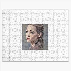 Portrait of Emilia Clarke Jigsaw Puzzle