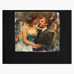 Emilia Clark Sam Claflin Movie Fan Art Romantic Couple Jigsaw Puzzle
