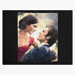 For Emilia Clarke Me Before You Sam Claflin Fan Art Romantic Couple Puzzle