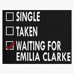 Waiting for Emilia Clarke Jigsaw Puzzle