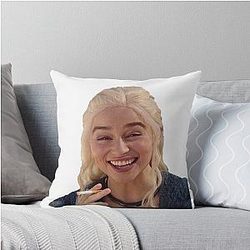 Emilia Clarke Throw Pillow