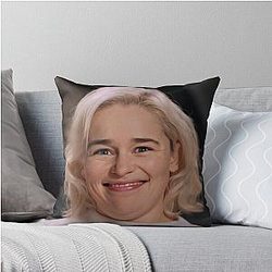 Emilia Clarke Throw Pillow