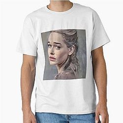 Portrait of Emilia Clarke T-Shirt