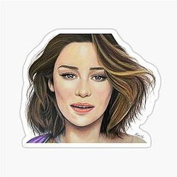 Emilia Clarke Sticker