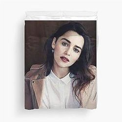 Emilia Clarke Duvet Cover