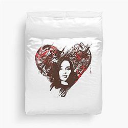 Emilia Clarke Love Duvet Cover
