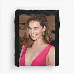 Emilia Clarke Duvet Cover