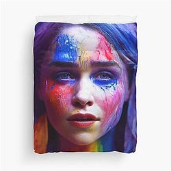 Emilia Clarke Duvet Cover
