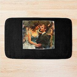 Gift for Men Emilia Clarke Me Before You Movie Fan Art Romantic Couple Bath Mat