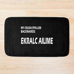 My Crush Spelled Emilia Clarke Bath Mat