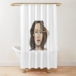 Emilia Clarke Shower Curtain