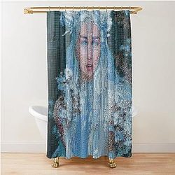 Mosaic Emilia Clarke Shower Curtain