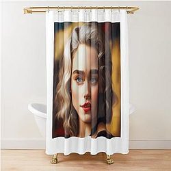 Blue Eye Emilia Clarke Beautiful Actress Shower Curtain