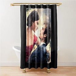 For Men Emilia Clark Me Before You Emilia Clarke Sam Claflin Movie Romantic Couple Shower Curtain