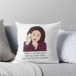 Emily Gilmore Throw Pillow