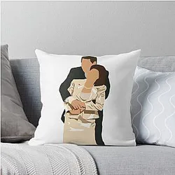 Richard and Emily Gilmore Throw Pillow