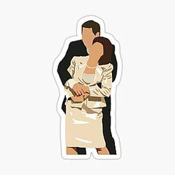 Richard and Emily Gilmore Sticker