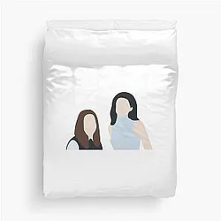 Lorelai and Rory Gilmore Duvet Cover