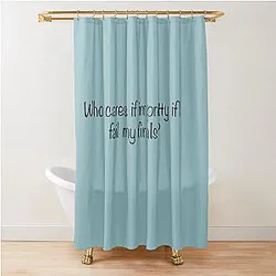 Rory Gilmore - Who cares if I'm pretty if I fail my finals Shower Curtain