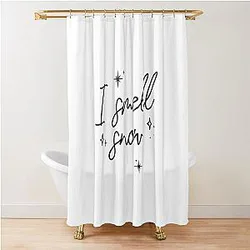 I Smell Snow Lorelai Gilmore Shower Curtain