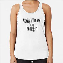 Emily Gilmore is my home girl Racerback Tank Top