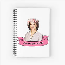 Emily Gilmore Flower Crown Sticker Notebook