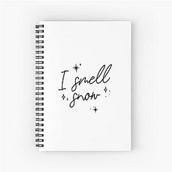 I Smell Snow Lorelai Gilmore Spiral Notebook