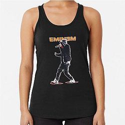 Full Moon Light Eminem Racerback Tank Top