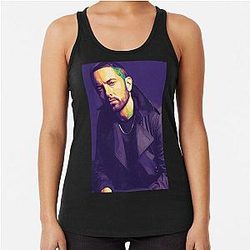 Eminem Pop Art Racerback Tank Top