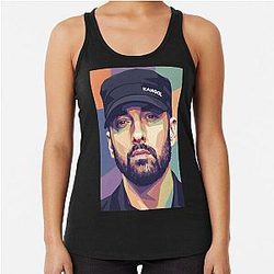 Eminem Pop Art Racerback Tank Top