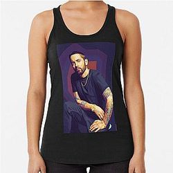 Eminem Pop Art Racerback Tank