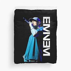 Eminem Mic Pose Shirt, Rap Graphil Tee, Gift For Him & Her Duvet Cover