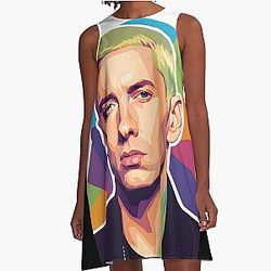 Eminem Art A-Line Dress